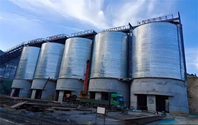 随州螺旋卷板仓施工现场
